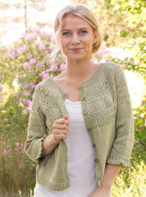 Treasure Hunt Cardigan by DROPS Design - Cardigan Strikkeopskrift str. S - XXXL