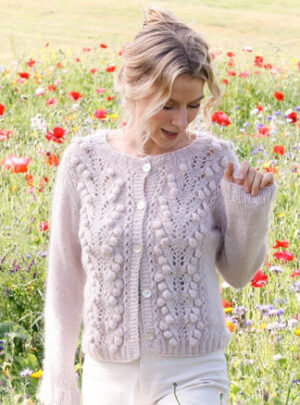 Tree of Life by DROPS Design - Cardigan Strikkeopskrift str. S - XXXL