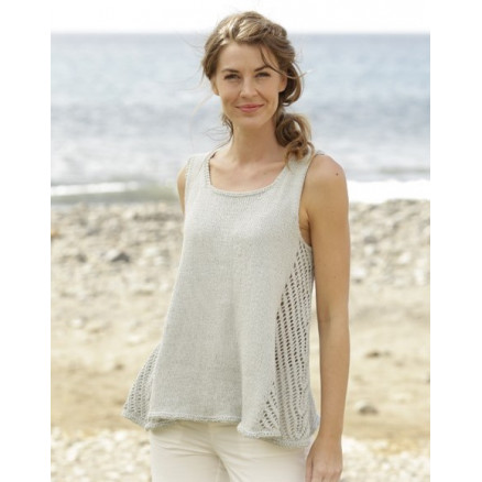 Venezia Top by DROPS Design - Top Strikkeopskrift str. S - XXXL Venezia Top by DROPS Design - Top Strikkeopskrift str. S - XXXL