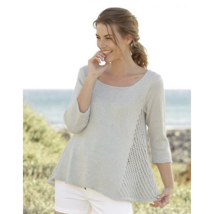 Venezia by DROPS Design - Bluse Strikkeopskrift str. S - XXXL Venezia by DROPS Design - Bluse Strikkeopskrift str. S - XXXL