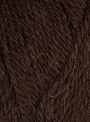 Viking Garn Alpaca Liten Storm 718 Mørk Brun