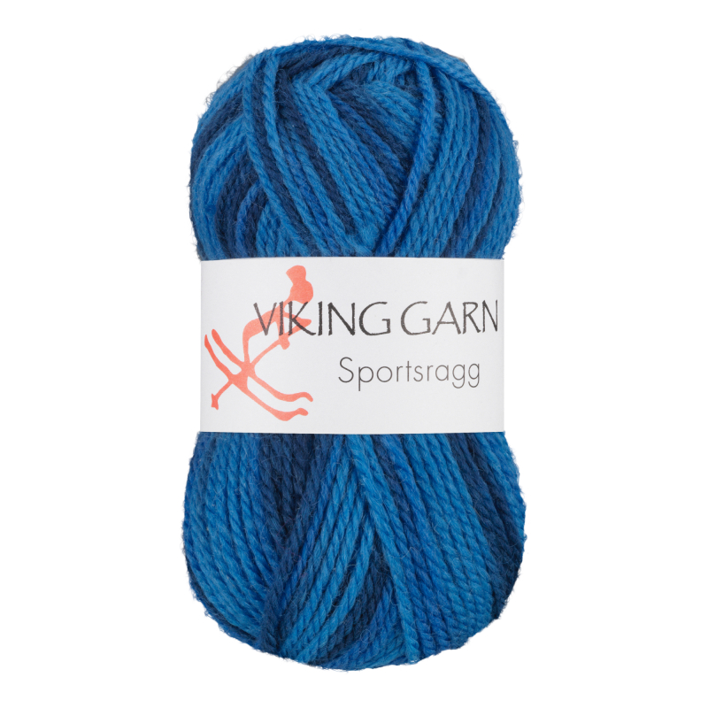 Viking Sportsragg - 583 Multi blå, Uld/Akryl/Nylon, fra Viking Viking Sportsragg - 583 Multi blå, Uld/Akryl/Nylon, fra Viking