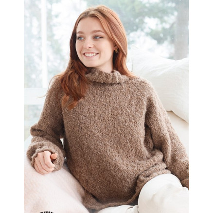 Walnut Wonder by DROPS Design - Bluse Strikkeopskrift str. S - XXXL Walnut Wonder by DROPS Design - Bluse Strikkeopskrift str. S - XXXL