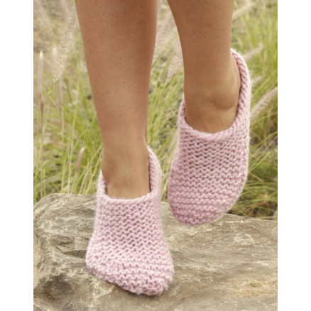 Way of Roses by DROPS Design - Tøfler Strikkeopskrift str. 35/37 - 40/42 Way of Roses by DROPS Design - Tøfler Strikkeopskrift str. 35/37 - 40/42