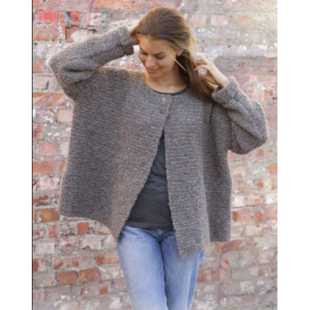Willow Lane Jacket by DROPS Design - Jakke Strikkeopskift str. S - XXXL Willow Lane Jacket by DROPS Design - Jakke Strikkeopskift str. S - XXXL