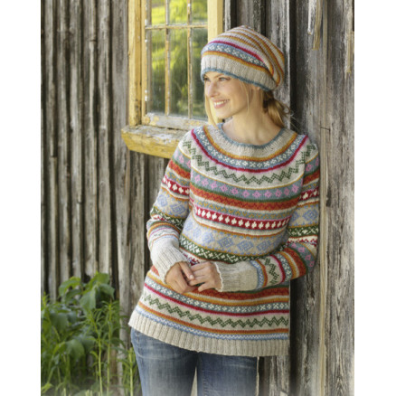 Winter Carnival by DROPS Design - Bluse Strikkeopskrift str. S - XXXL Winter Carnival by DROPS Design - Bluse Strikkeopskrift str. S - XXXL
