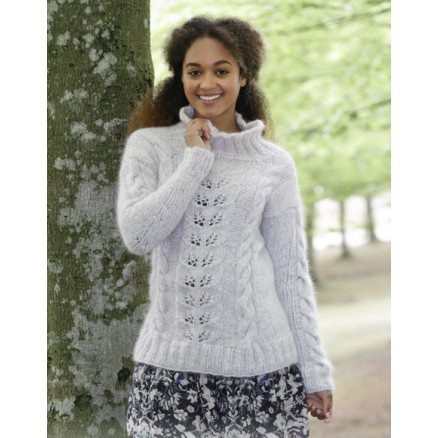 Winter Flirt by DROPS Design - Bluse Strikkeopskrift str. S - XXXL Winter Flirt by DROPS Design - Bluse Strikkeopskrift str. S - XXXL
