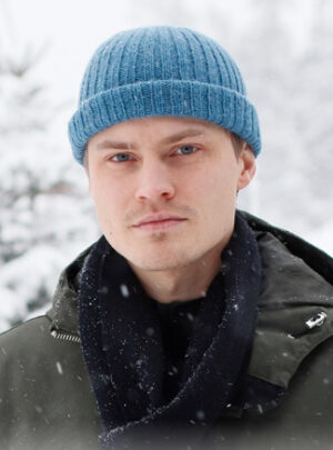 Winter Mist Hat by DROPS Design - Hue Strikkeopskrift str. S/M - L/XL